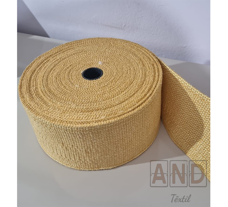 Fita de Fibra Aramida Cardada